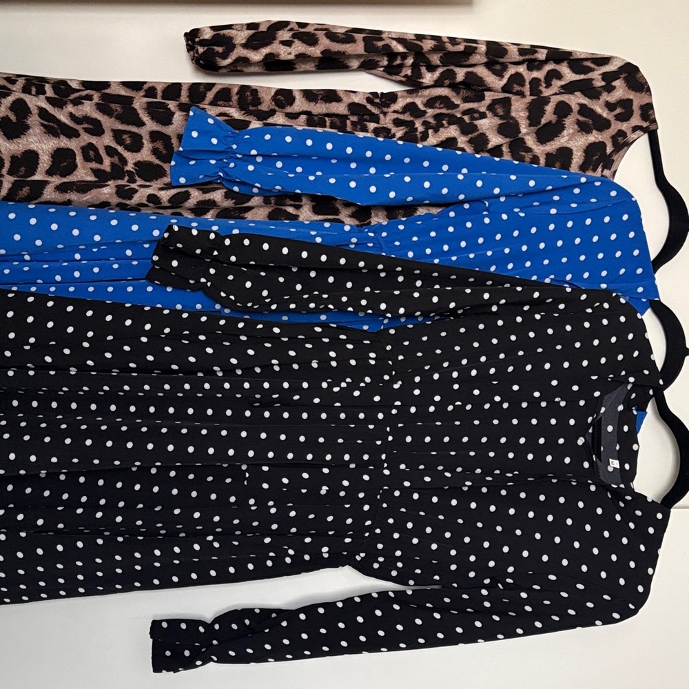 Leopard and Polka Dot Dresses